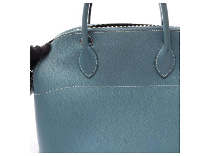 Hermès Borsa a mano Hermes Bolide 35 Blu - vista 13
