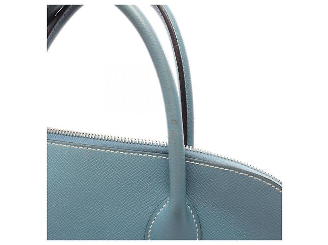 Hermès Borsa a mano Hermes Bolide 35 Blu - vista 14
