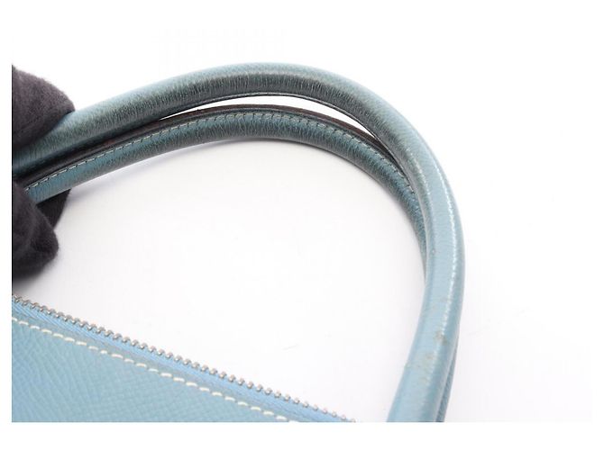 Hermès Borsa a mano Hermes Bolide 35 Blu - vista 15