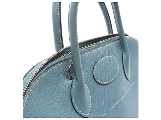 Hermès Borsa a mano Hermes Bolide 35 Blu - vista 16