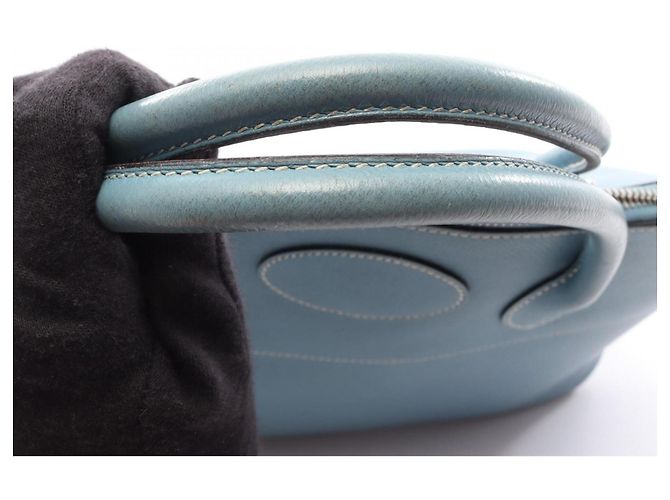 Hermès Borsa a mano Hermes Bolide 35 Blu - vista 17