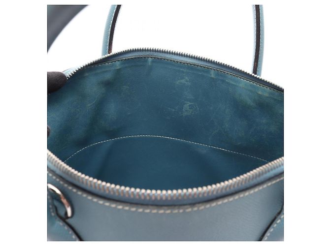 Hermès Borsa a mano Hermes Bolide 35 Blu - vista 19