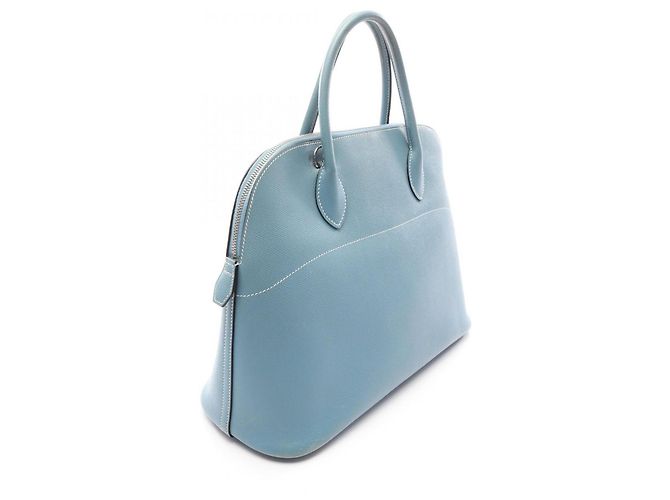 Hermès Borsa a mano Hermes Bolide 35 Blu - vista 2
