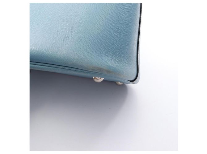 Hermès Borsa a mano Hermes Bolide 35 Blu - vista 7
