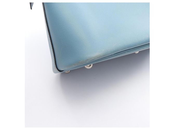 Hermès Borsa a mano Hermes Bolide 35 Blu - vista 8