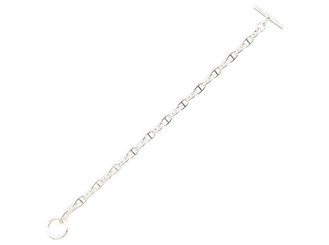 Hermès Bracciale Hermes Chaine d'Ancre TPM Argento - vista 3