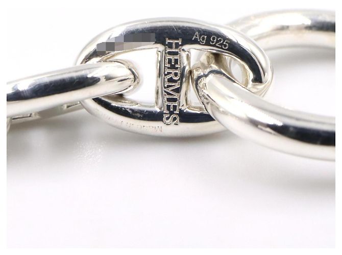 Hermès Bracciale Hermes Chaine d'Ancre TPM Argento - vista 4