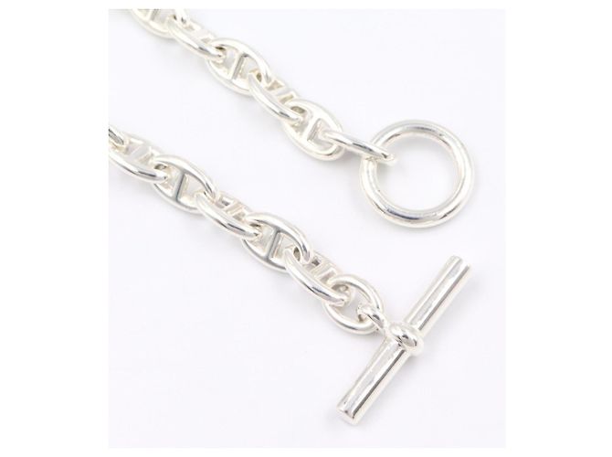 Hermès Bracciale Hermes Chaine d'Ancre TPM Argento - vista 5