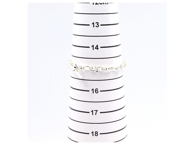 Hermès Bracciale Hermes Chaine d'Ancre TPM Argento - vista 6