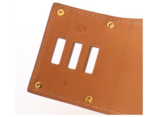 Hermès Bracciale Hermes Kelly Dog Extreme Rosso D'oro - vista 5
