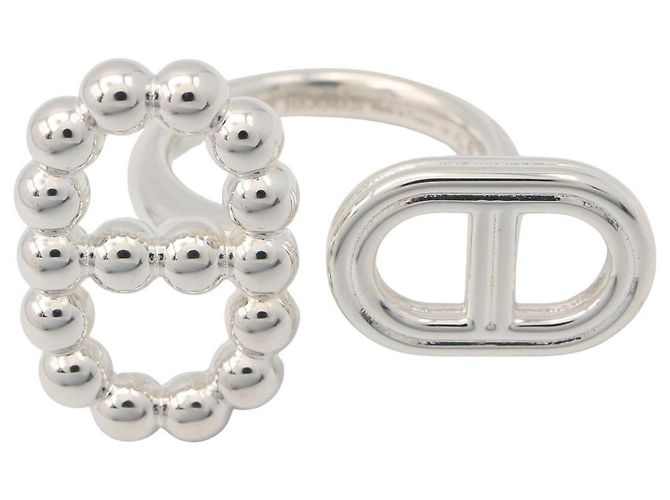 Hermès Hermes Chaine d'Ancre Area II Ring Silber - Ansicht 2