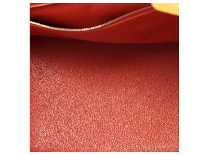 Hermès Borsa Hermes Birkin 35 Casaque Turtledove Grey Moutard Sanguine Beige Arancione Bordò - vista 12