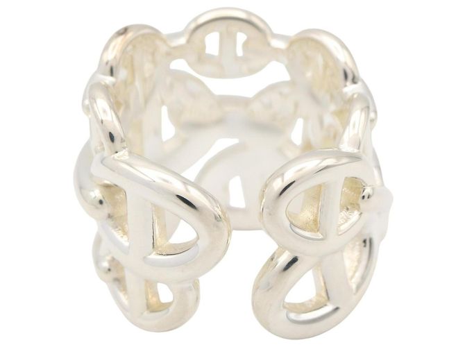 Ring Hermès Anello Hermes Chaine d'Ancre Enchainee GM in Argento 925 - vista 3