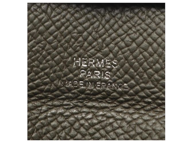 Hermès Monedero Hermes Bastia Verso Vert de Gris Negro Verde - vista 4