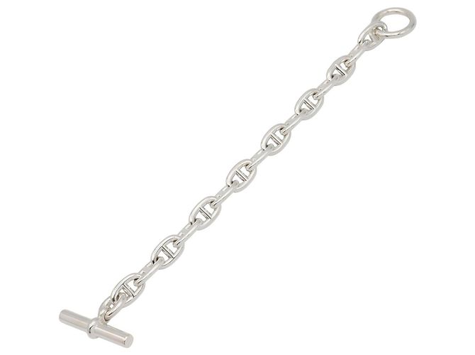 Hermès Bracciale con Charm Hermes Chaine d'Ancre MM Argento - vista 3