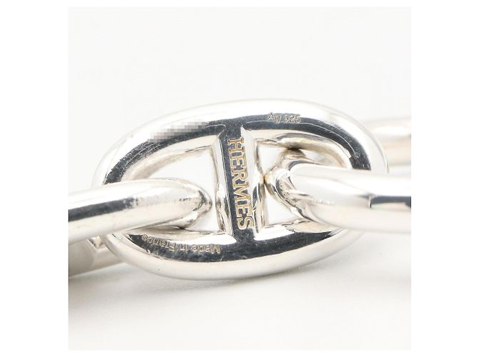 Hermès Bracciale con Charm Hermes Chaine d'Ancre MM Argento - vista 6