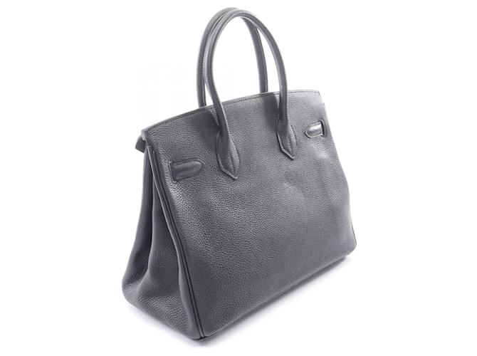 Hermès Borsa a mano Hermes Birkin 30 Nero - vista 2