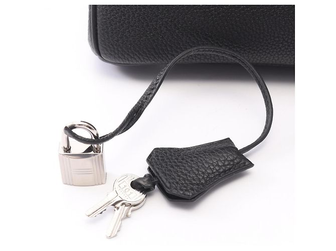 Hermès Borsa a mano Hermes Birkin 30 Nero - vista 6
