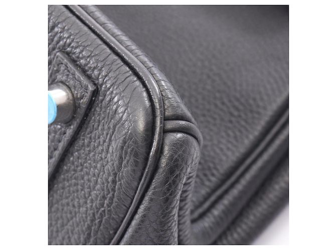 Hermès Borsa a mano Hermes Birkin 30 Nero - vista 8