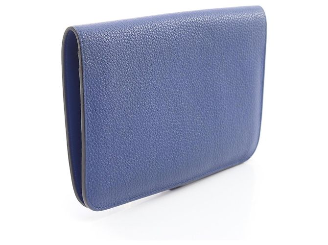 Hermès Cartera larga bi-fold Hermes Dogon GM Azul - vista 2