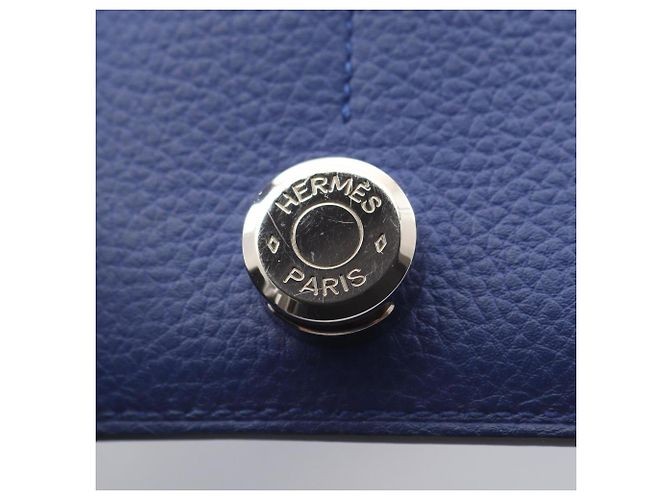 Hermès Cartera larga bi-fold Hermes Dogon GM Azul - vista 8