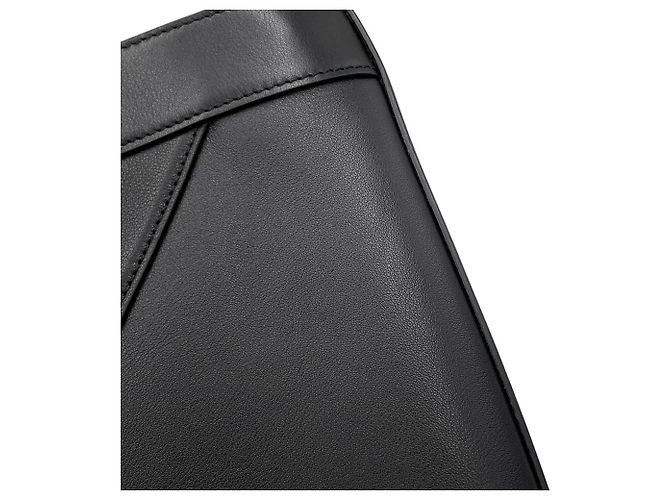 Borsa a mano in pelle nera Yves Saint Laurent Nero - vista 11