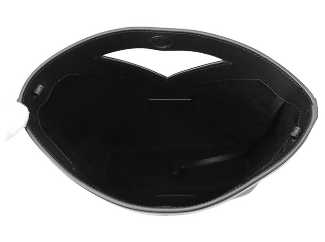 Borsa a mano in pelle nera Yves Saint Laurent Nero - vista 6