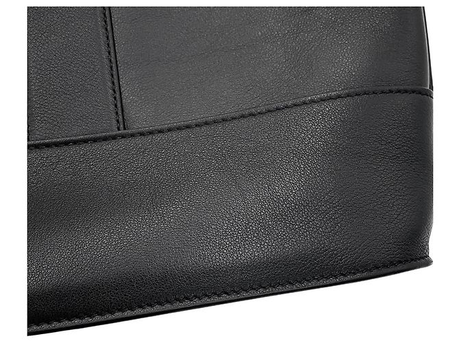 Borsa a mano in pelle nera Yves Saint Laurent Nero - vista 9
