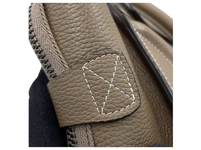 Céline Borsa a mano Celine Luggage Micro Shopper Grigio - vista 7