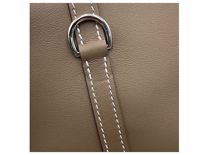 Hermès Borsa a tracolla Hermes Glenan Tougo Taupe - vista 10