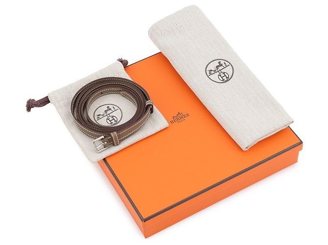 Hermès Borsa a tracolla Hermes Glenan Tougo Taupe - vista 18