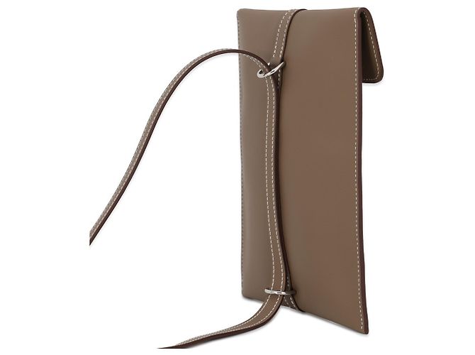 Hermès Borsa a tracolla Hermes Glenan Tougo Taupe - vista 3
