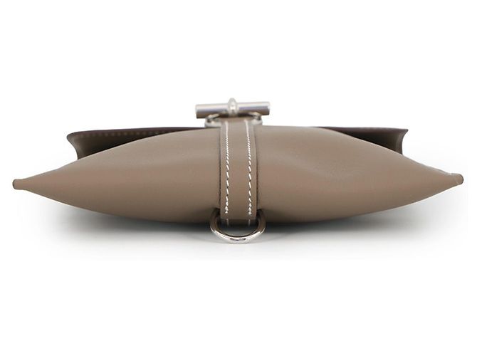 Hermès Borsa a tracolla Hermes Glenan Tougo Taupe - vista 4