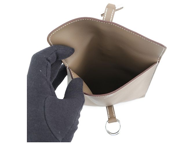 Hermès Borsa a tracolla Hermes Glenan Tougo Taupe - vista 6