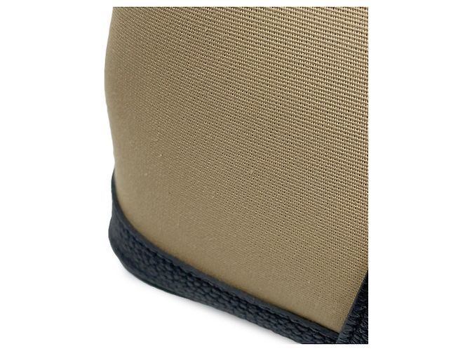 Hermès Borsa Tote Hermes Garden TPM Trench Nero Beige - vista 7