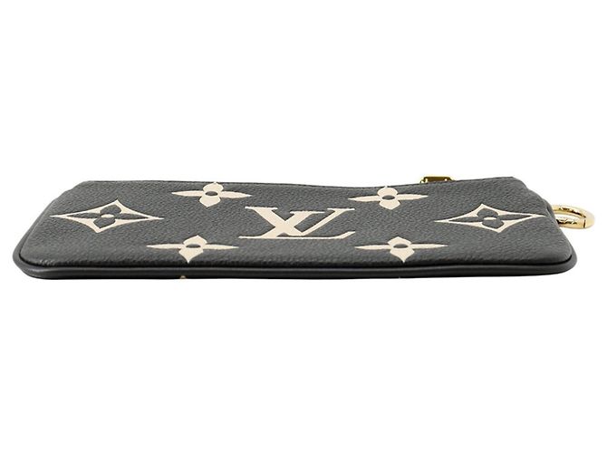 Louis Vuitton Monogram Empreinte Pochette Trio Marrone Nero Crudo - vista 3