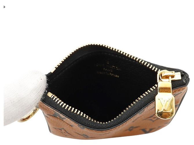 Louis Vuitton Monogram Empreinte Pochette Trio Marrone Nero Crudo - vista 5