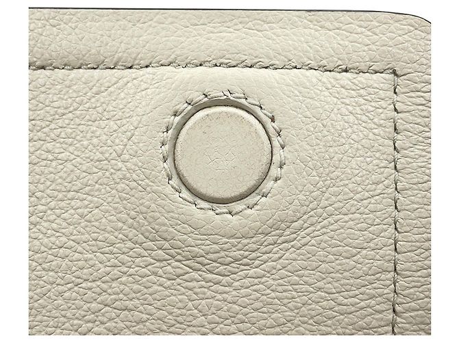 Borsa a tracolla Prada Grace in vitello con triangolo Bianco - vista 11