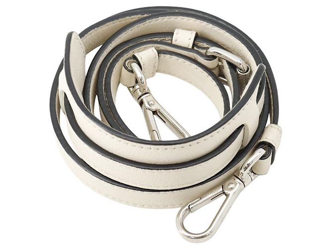 Borsa a tracolla Prada Grace in vitello con triangolo Bianco - vista 19