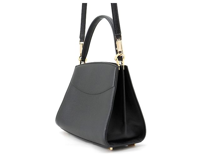 Borsa Salvatore Ferragamo New Studio Box Nero - vista 2