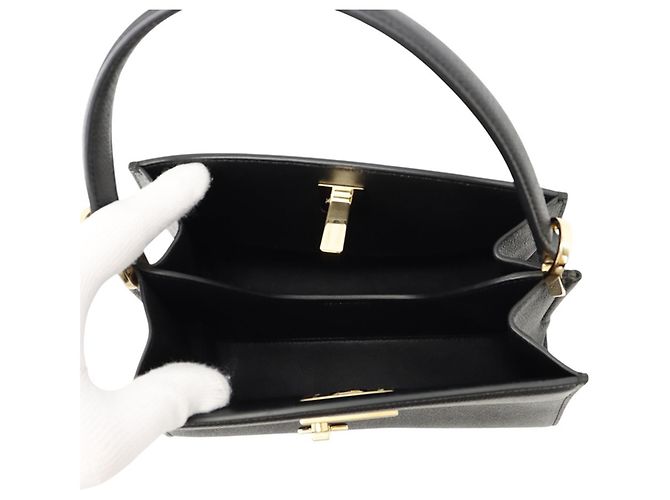 Borsa Salvatore Ferragamo New Studio Box Nero - vista 6
