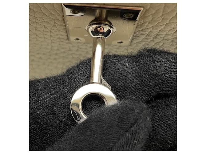 Hermès Borsa Hermes Birkin 25 Grigio - vista 10