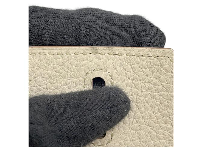 Hermès Borsa Hermes Birkin 25 Grigio - vista 12