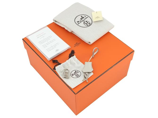 Hermès Borsa Hermes Birkin 25 Grigio - vista 16