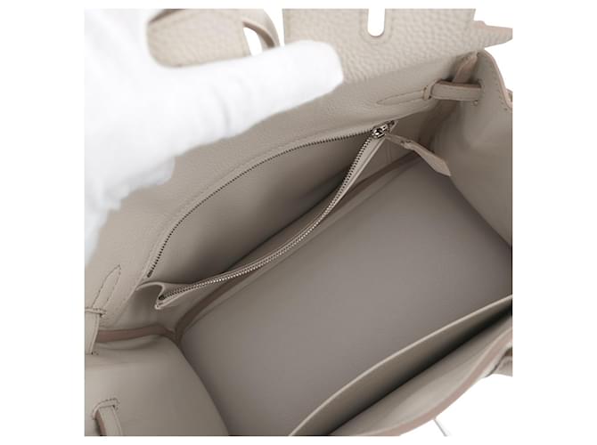 Hermès Borsa Hermes Birkin 25 Grigio - vista 5