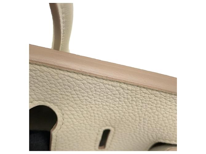 Hermès Borsa Hermes Birkin 25 Grigio - vista 8