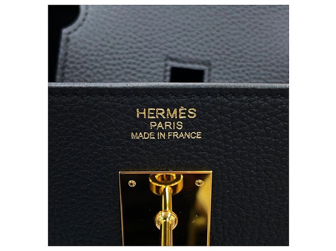 Hermès Borsa Hermes Birkin 40 in pelle Togo nera Nero - vista 13