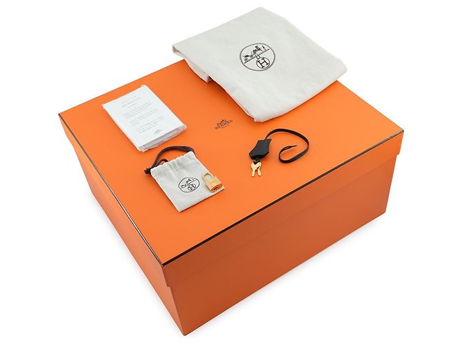 Hermès Borsa Hermes Birkin 40 in pelle Togo nera Nero - vista 14