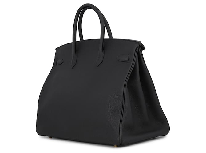 Hermès Borsa Hermes Birkin 40 in pelle Togo nera Nero - vista 2