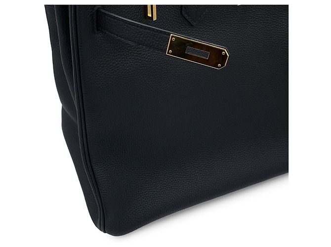 Hermès Borsa Hermes Birkin 40 in pelle Togo nera Nero - vista 7